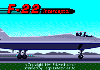 F-22 Interceptor screenshot 4 for Sega Mega Drive
